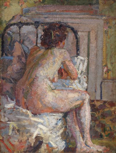 Nude on a Bed by Harold Gilman